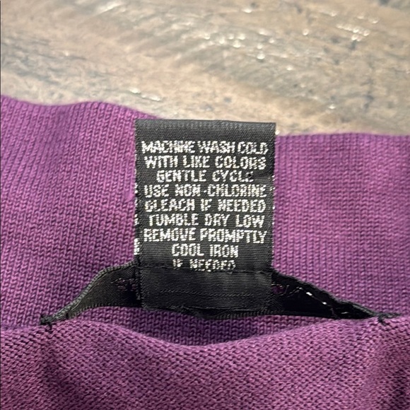 Purple Open Front Cardigan - Picture 7 of 8